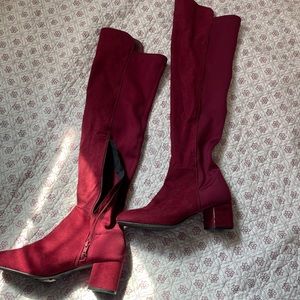 Over the knee boots
